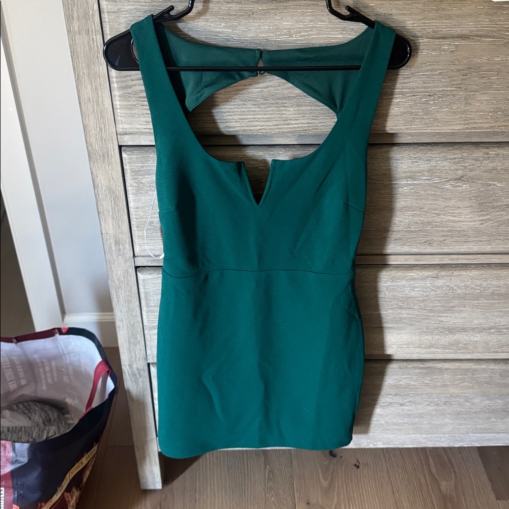 Lulu's Forest Green Dress
